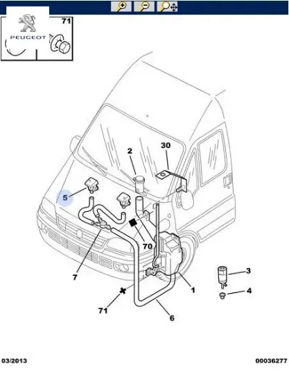 ÖN CAM SU FİSKİYESİ  BOXER 02-06 resmi