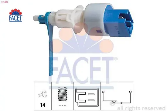 DEBRİYAJ PEDAL MÜŞÜRÜ 2 FİŞLİ BIPPER 1.4 HDI 08-> resmi