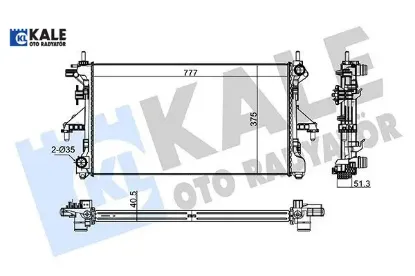 RADYATÖR BOXER-DUCATO-JUMPER-JEST 3.0HDI resmi