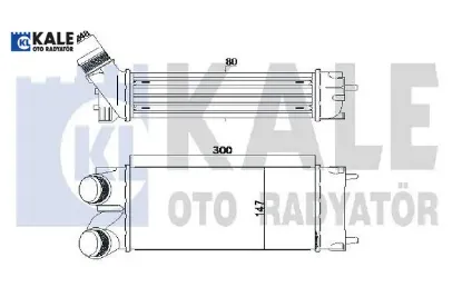 TURBO RADYATÖRÜ PARTNER B9-308-3008-5008-C4 1.6HDI resmi