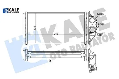 KALORİFER RADYATÖRÜ 307 1.4-1.6-2.0HDI <-06 MAN.K resmi