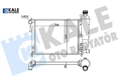 RADYATÖR Brazing Klimasız 106-SAXO 96- resmi