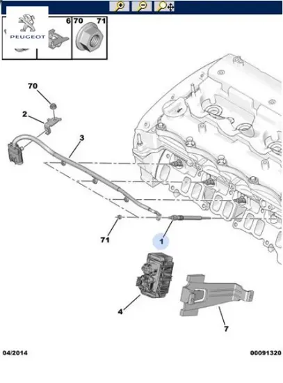 ISITMA BUJİSİ BOXER III-TRANSIT V347 2.2HDI EURO5 resmi