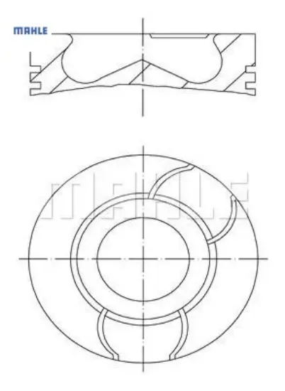 PİSTON SEGMAN 73,70mm STD. 206 DV4/HDI 8V resmi