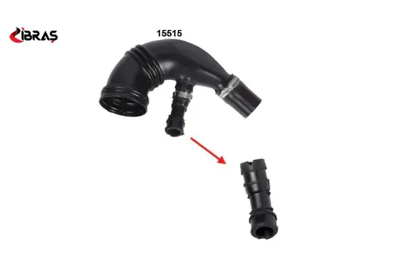 TURBO BORUSU HORTUMU  FIORINO-LINEA-500-GRANDE PUNTO-NEMO-BIPPER 1.3HDI/JTD. resmi