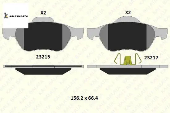 ÖN FREN BALATASI MEGANE II-LAGUNA III resmi