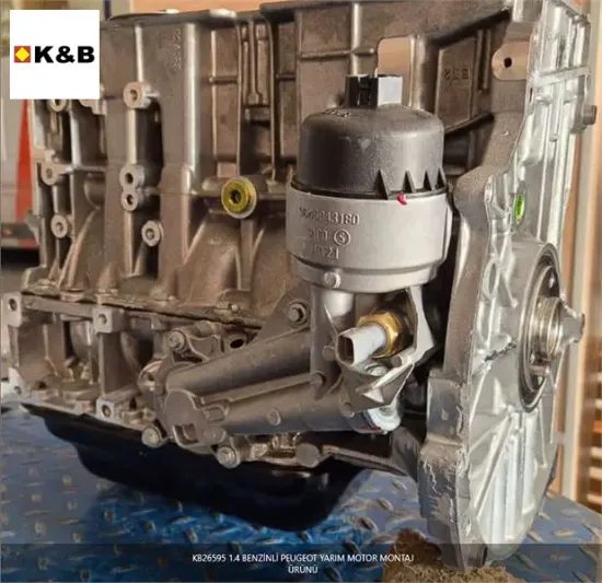 BLOK YARIM DOLU  (KRANK+YAĞ SOĞUTUCU+GÖMLEK PİSTON+YAĞ KARTERİ) MONTAJ 206 resmi