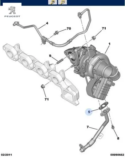 TURBO BORU CONTASI BOXER 2.2 HDI EURO5 PUMA resmi