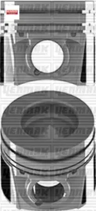 PİSTON SEGMAN 73,70mm+0,50  208-2008-DS3-C3 1.4 E5 resmi