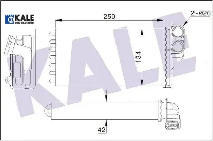 KALORİFER RADYATÖRÜ 1007-C3 II-PLURIEL 1.4-1.6HDI resmi