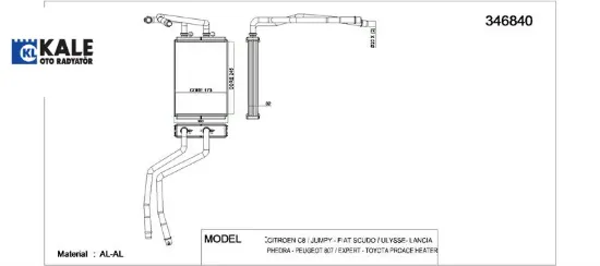 KALORİFER RADYATÖRÜ 807-EXPERT III-SCUDO III-C8 1 resmi
