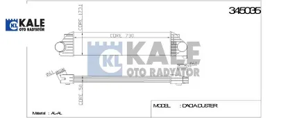 TURBO RADYATÖRÜ MASTER III 2.3DCI - MOVANO B (201 resmi