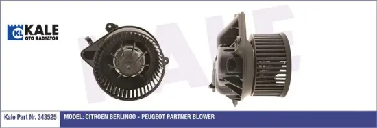 KALORİFER MOTORU KLİMALI PARTNER II BERLINGO II resmi