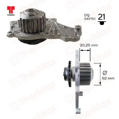 DEVİRDAİM POMPASI  206-307-C2-C3-FOCUS 1.4HDI. resmi