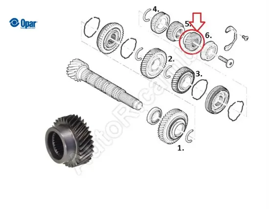 6. VİTES DİŞLİSİ DUCATO - BOXER resmi