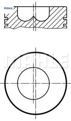 PİSTON SEGMAN 88,0mm STD.  DUCATO 2.3JTD F1A/EURO3 resmi