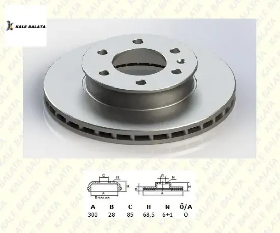 ÖN FREN DİSK AYNASI 300mm CRAFTER-SPRINTER 06-> resmi