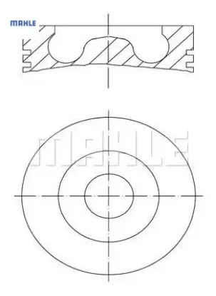 PİSTON SEGMAN STD.86,00mm BOXER-V347 2.2HDI/TDCI resmi