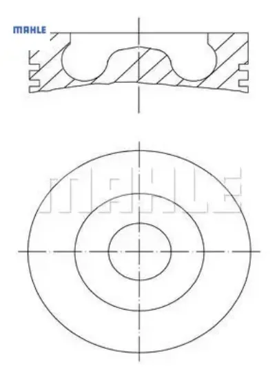 PİSTON SEGMAN STD.86,00mm BOXER-V347 2.2HDI/TDCI resmi