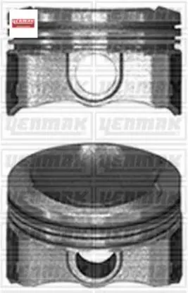 PİSTON SEGMAN 0.50 75.50MM 301-C ELYSEE resmi