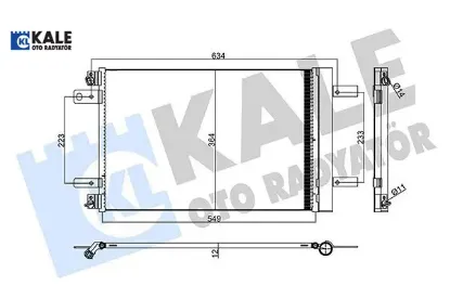 KLİMA RADYATÖRÜ 3008 II - 308 II - 5008 II - 508 EXPERT IVPARTNER - C4 PICASSO - JUMPY IV resmi