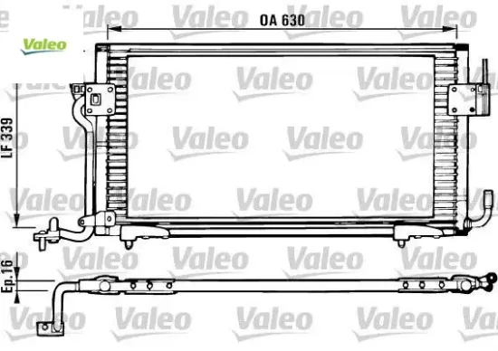 KLİMA RADYATÖR  PARTNER-BERLINGO 1.8/1.9D resmi