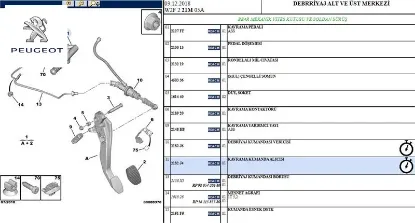 DEBRİYAJ ALT MERKEZ 508-C5-TEPEE resmi