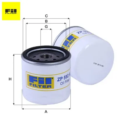 YAĞ FİLTRESİ  TRANSIT 2.5D-FIESTA IV-FOCUS 1.8TDCI resmi