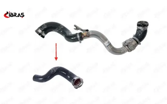 TURBO HORTUMU BÜYÜK METAL BORU HARİÇ TRAFIC-VIVARO 1.6 resmi