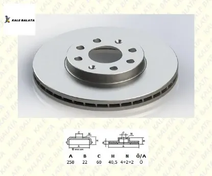 FREN DİSK AYNASI ÖN     CORSA D/E-G.PUNTO  1.2/1.3/1.4   2007-> resmi