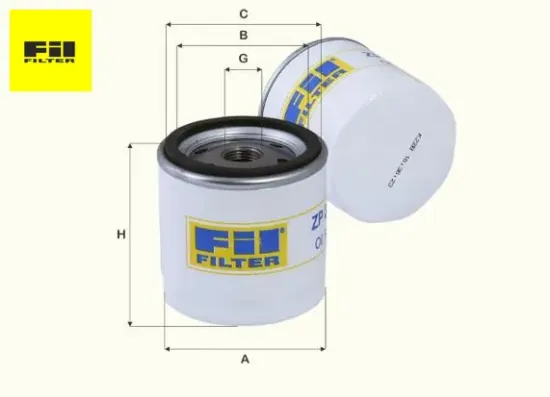YAĞ FİLTRESİ   ASTRA F/G-CORSA B/C-VECTRA B/C  1.4/1.6/1.8/2.0  1995-> resmi