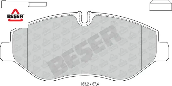 ÖN FREN BALATASI DAILY III 3.5 TON 2.3-3.0 06-> resmi