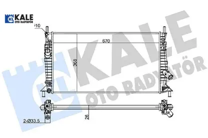 MOTOR SU RADYATÖRÜ FOCUS-C MAX 1.6TDCI resmi