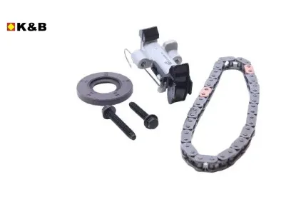 EKSANTİRİK ZİNCİRİ+GERGİ+KEÇESİ 8mm resmi