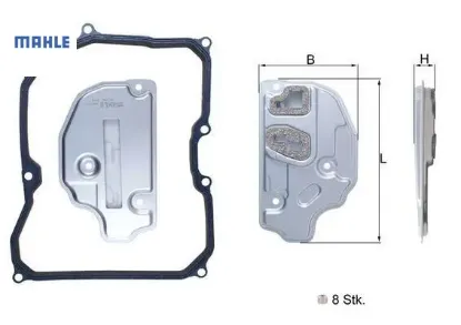 OTOMATİK ŞANZUMAN FİLTRESİ GOLF 03>08 JETTA 06>10 POLO 06>09 TOURAN 03>07 A3 03>12 resmi