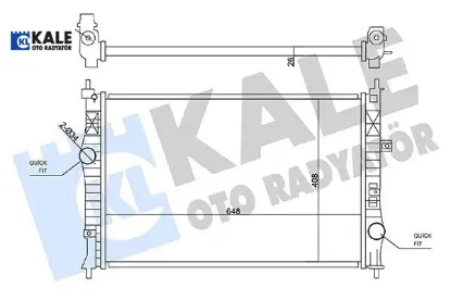 RADYATÖR SU  308-3008-508-5008-EXPERT IV-C4-C5-SPACETOURER resmi