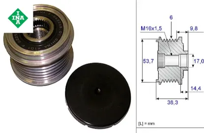 ALTERNATÖR KASNAĞI RULMANLI ASTRA J-CORSA D-INSIGNIA-MERIVA B-ZAFIRA 09> resmi