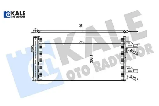 KLİMA RADYATÖRÜ (KONDANSER)   BOXER-JUMPER-DUCATO  2.2/3.0 06> resmi