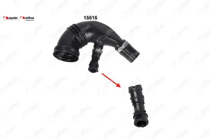 TURBO BORUSU HORTUMU FIORINO-LINEA-500-GRANDE PUNTO-NEMO-BIPPER 1.3HDI/JTD. resmi
