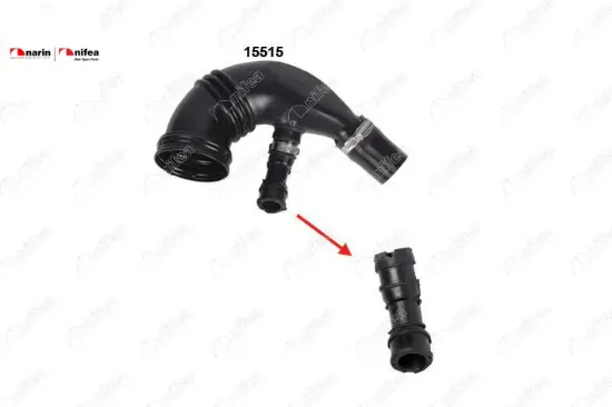 TURBO BORUSU HORTUMU FIORINO-LINEA-500-GRANDE PUNTO-NEMO-BIPPER 1.3HDI/JTD. resmi