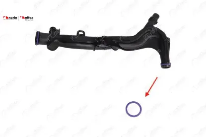 DEVİRDAİM BORUSU CONTASI 108-208-301-308-2008-C1-C3-C4 CACTUS-C-ELYSEE-DS3-CROSSLAND X-AYGO 1.2 resmi