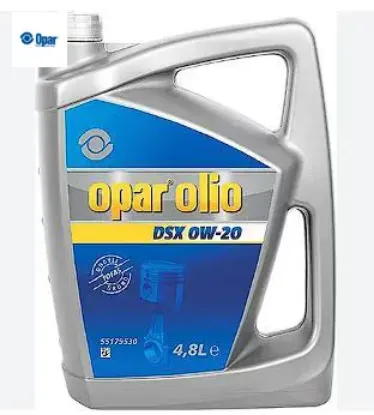 OPAR OLIO 0W-20 DSX (PLS,4,8L) resmi