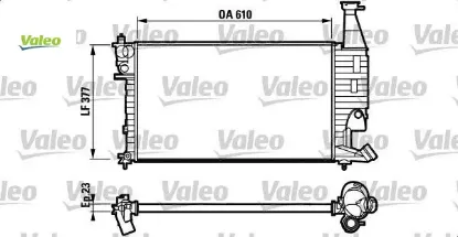 RADYATÖR PARTNER 96=-...02 1.4/1.9-BERLINGO AC+/13 resmi