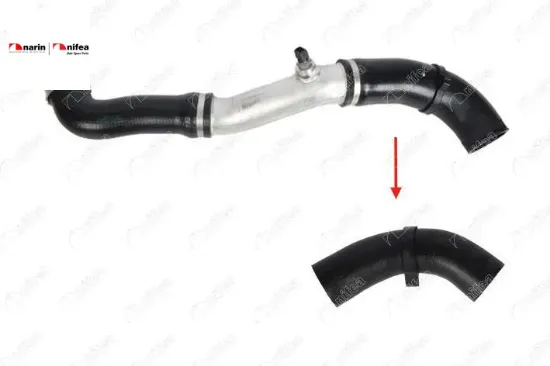 TURBO HORTUMU METAL BORU HARİÇ E46 3.18 resmi