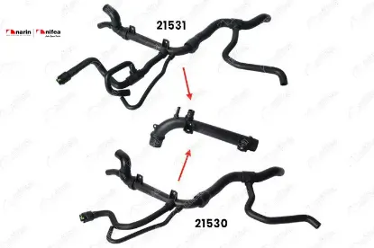 RADYATÖR MOTOR BAGLANTI BORUSU VECTRA B 1.8/2.0/GM resmi