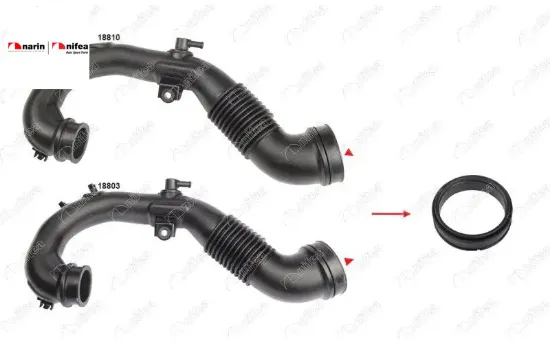 TURBO BORUSU CONTASI PLASTİK BORU HARİÇ LANCER-4008 resmi
