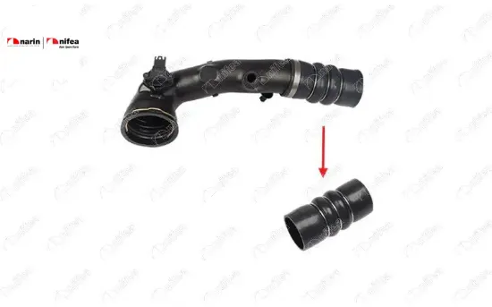 TURBO HORTUMU PLASTİK BORU HARİÇ 535/X5/X6  3.0 resmi