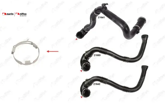 TURBO BORUSU KELEPÇESİ 60MM-83MM INSIGNIA 1.6 CDTİ>2014/17 resmi