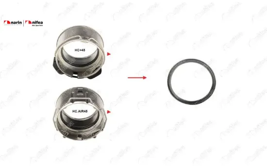 TURBO HORTUM CONTASI HC 45   BMW 116/118/120-DOKKER-EGEA-C/E SERİSİ-MOKKA-VIVARO-CLIO III/IV-TRAFFIC resmi