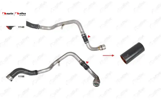 TURBO HORTUMU KÜÇÜK METAL BORU HARİÇ LOGAN 1.5 D/1 resmi